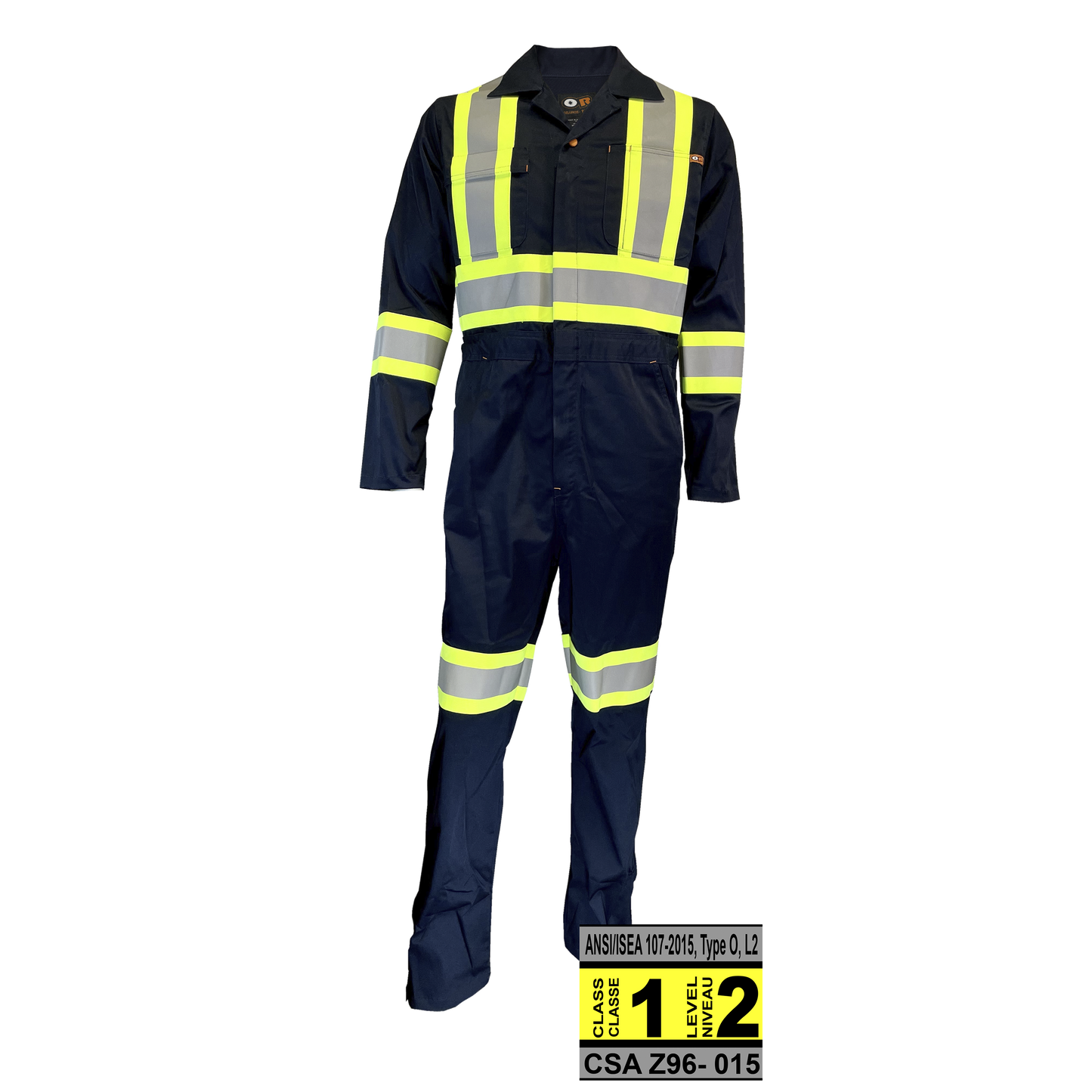 OR® Freddy Stretch Coveralls with 4" Hi-Vis Reflective Tapes