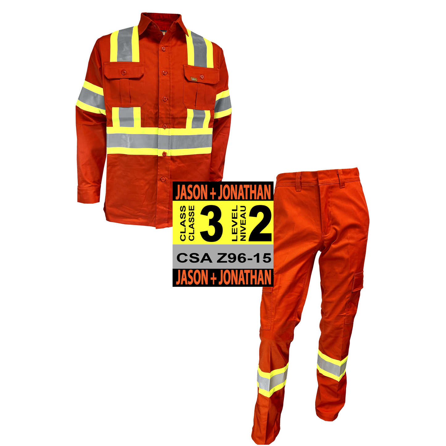 OR® Jason Water Repellent Hi-Vis Cargo Pants Teflon® Finish