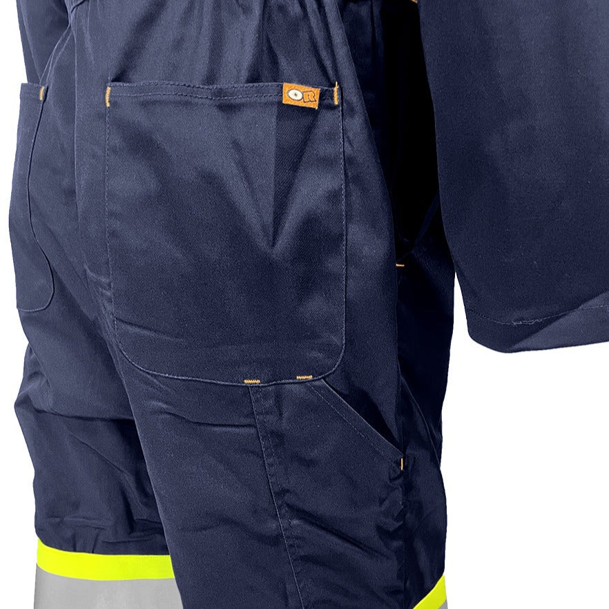 OR® FRED Mens Stretch Coveralls with Hi-Vis Reflective Tapes